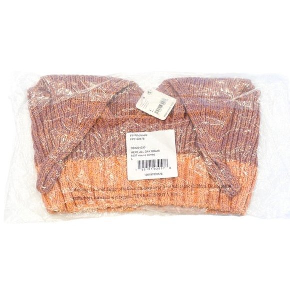 FREE PEOPLE Intimately Here All Day Brami In Mauve Combo NWT - Picture 9 of 10